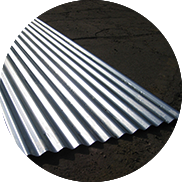 corrugated iron sheet